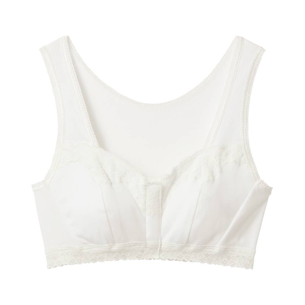 【前開き】ラクブラ KQ8955 オフホワイト