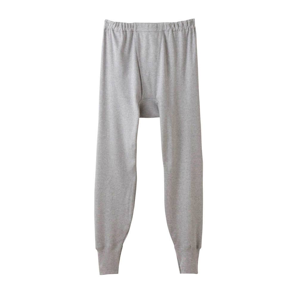 長ズボン下（前あき）(まとめ買い) KW3002 グレーモク