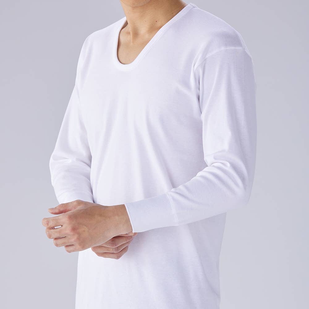 長袖U首(まとめ買い) KW3010 E15