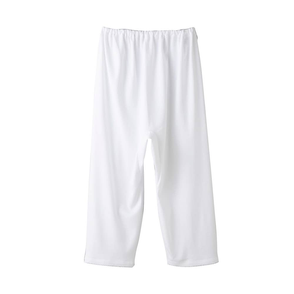 ゆったり 綿100% レース付き 7分丈 インナーパンツ(まとめ買い) KW3064 E12
