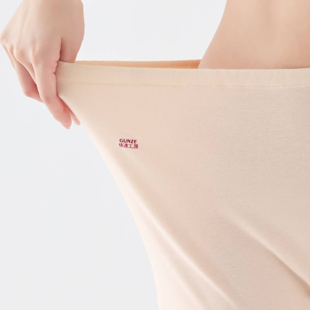 ゆったり 綿100% レース付き 7分丈 インナーパンツ(まとめ買い) KW3064 E13
