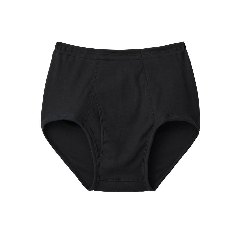 天引きブリーフ（前あき）(まとめ買い) KW5031 ブラック