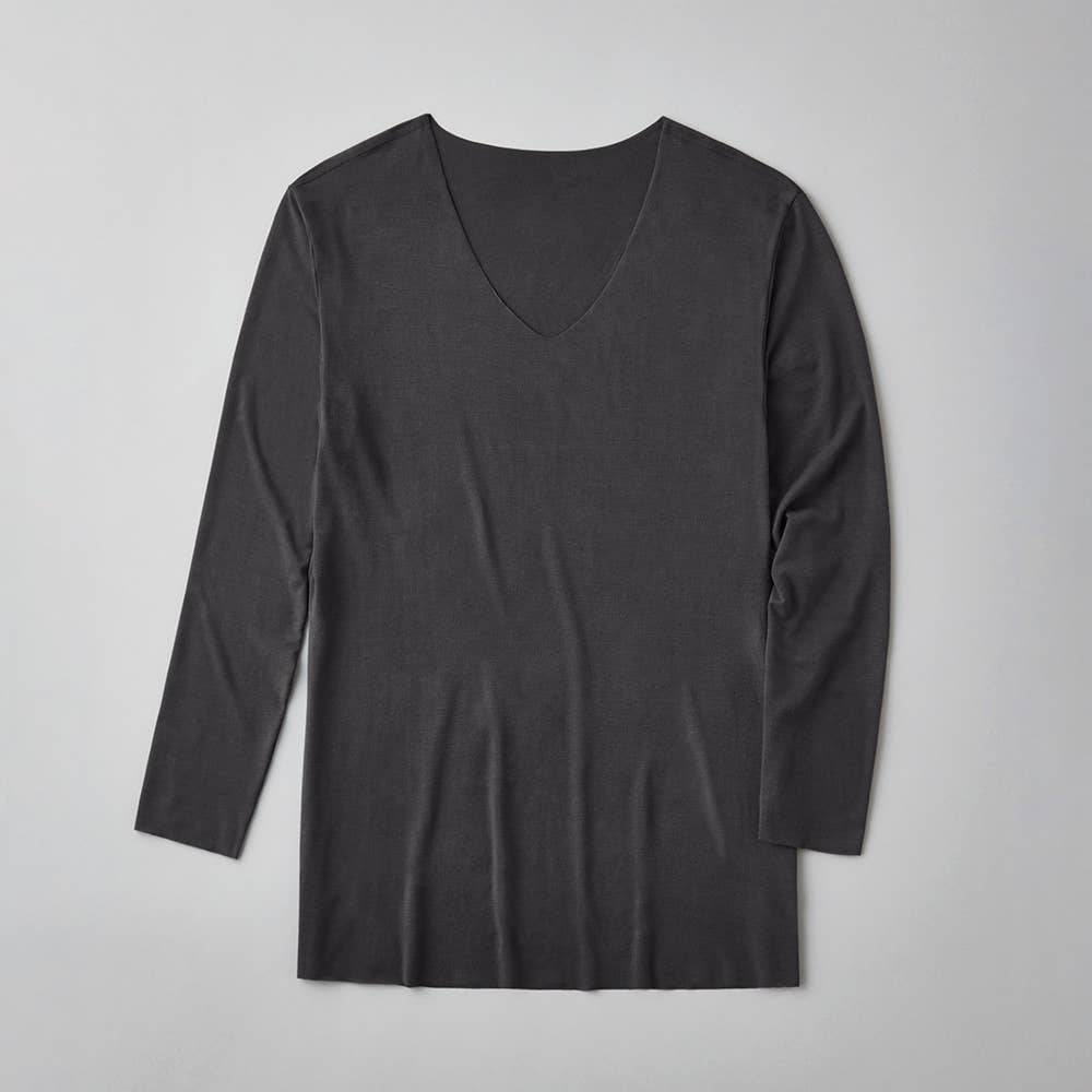 専用確認用MAVUNO ブラック 長袖カットソー mlt4250- カットオフUネック7分袖スラブカットソー（Tシャツ