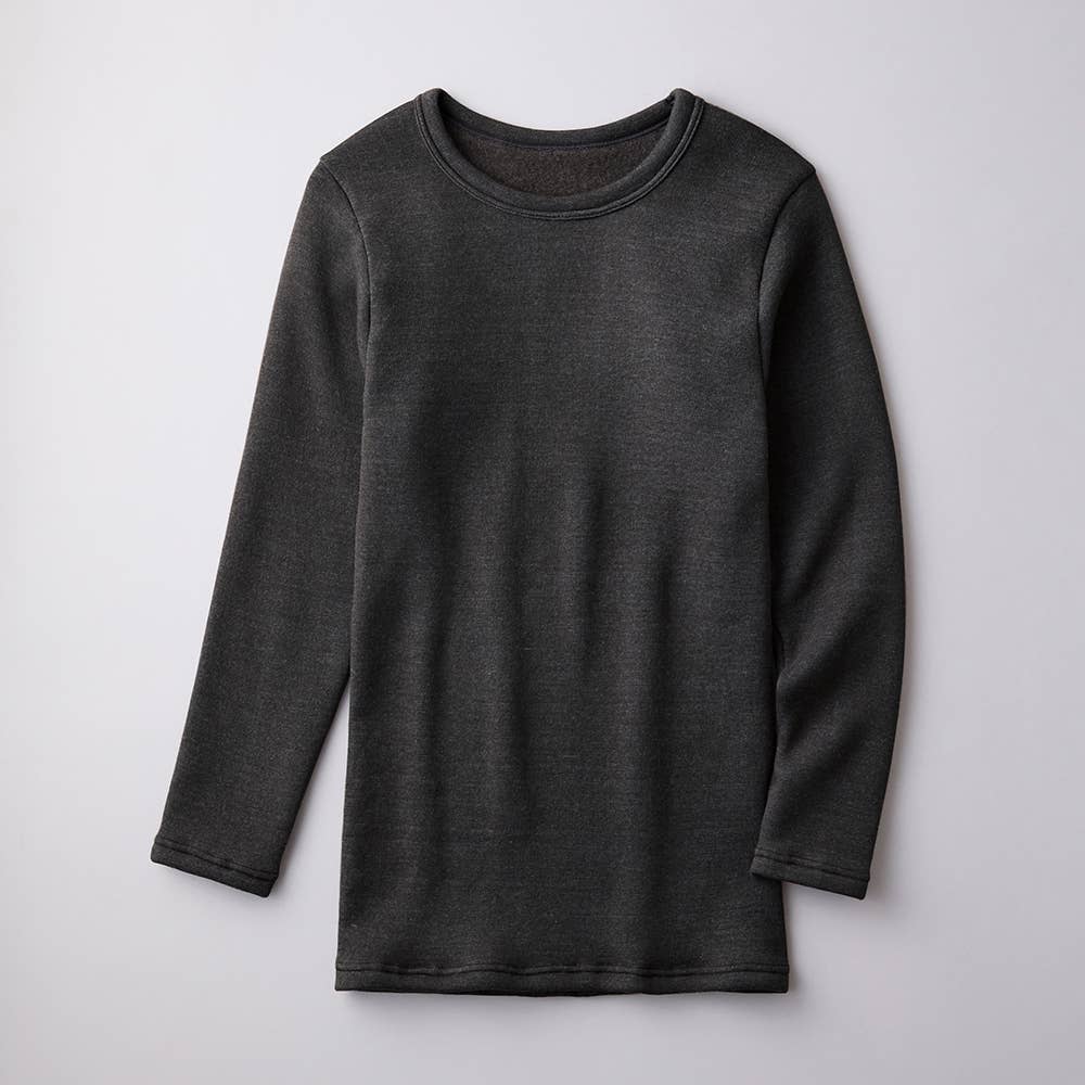 長袖クルーネックTシャツ【SALE】 MA3208 ブラック