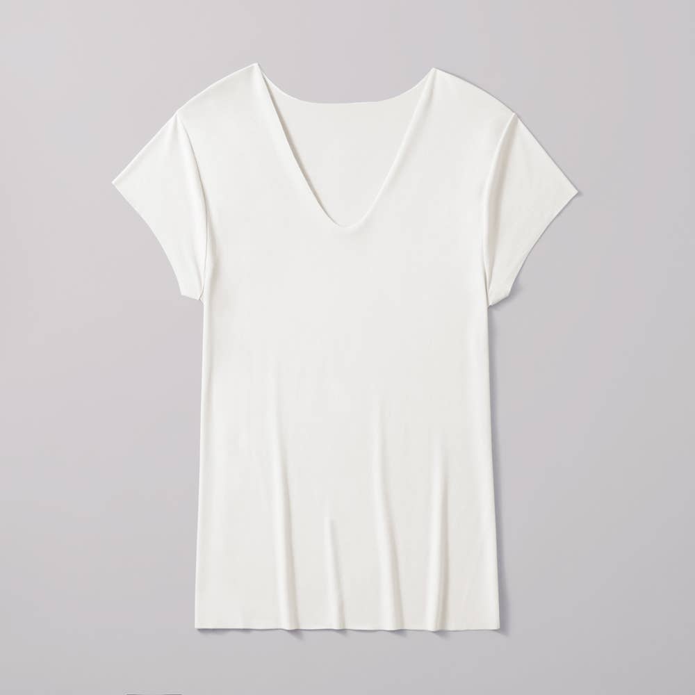 半袖UネックTシャツ【SALE】 MA4015 ホワイト