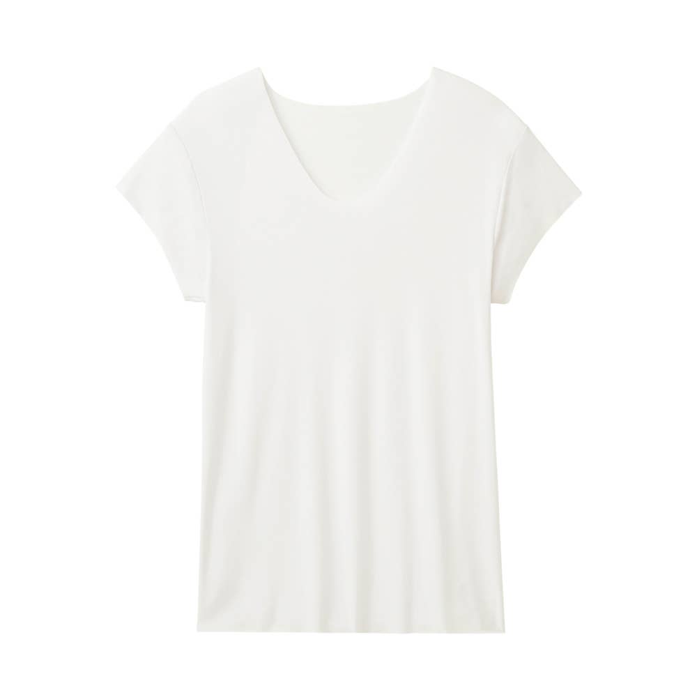 半袖UネックTシャツ【SALE】 MA4015 ナチュラル