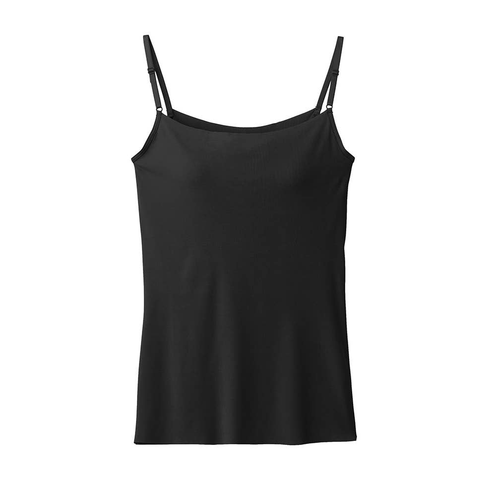 【涼しくて響きにくい】ブラキャミソール MB3457 ブラック