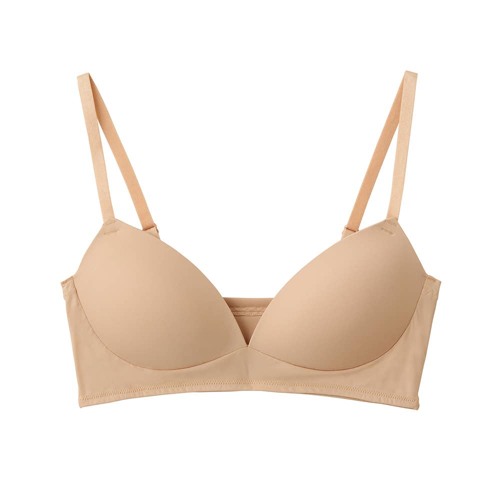 【冷たくてすっきり】ノンワイヤーブラジャー【SALE】 MB3555 ベージュ