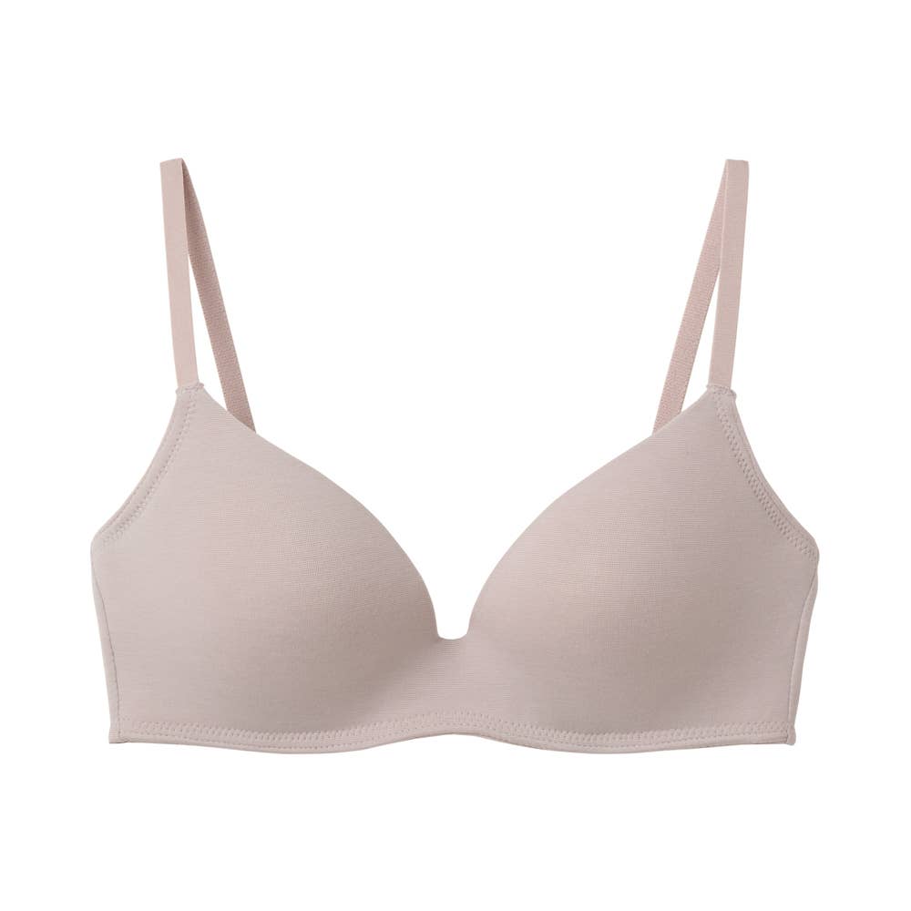 【アセドロン】ノンワイヤーブラジャー MB4055P ベージュヘザー