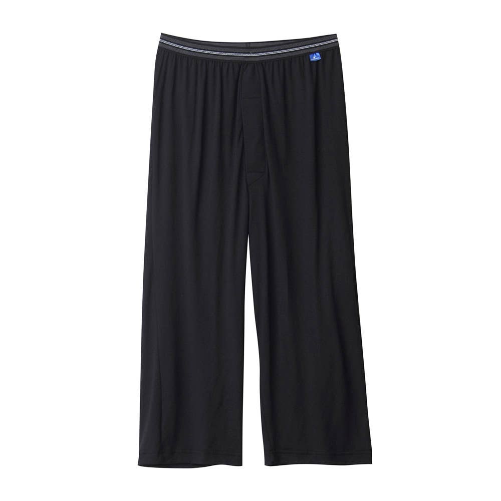 【圧巻の通気性】ニーレングス・ステテコ（前あき）【SALE】 MC1807B ブラック