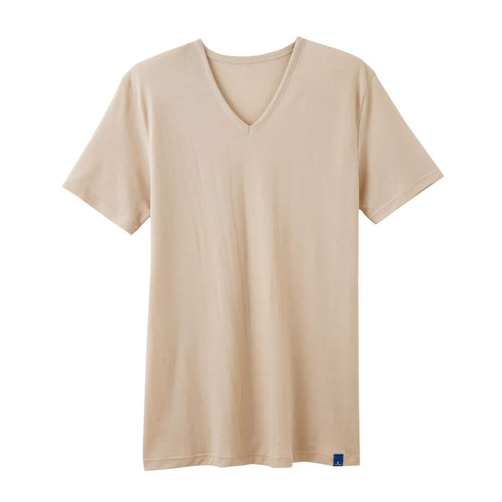 鹿の子素材 ｖネックｔシャツ ｖ首 メンズ Mc2515 メンズ トップス