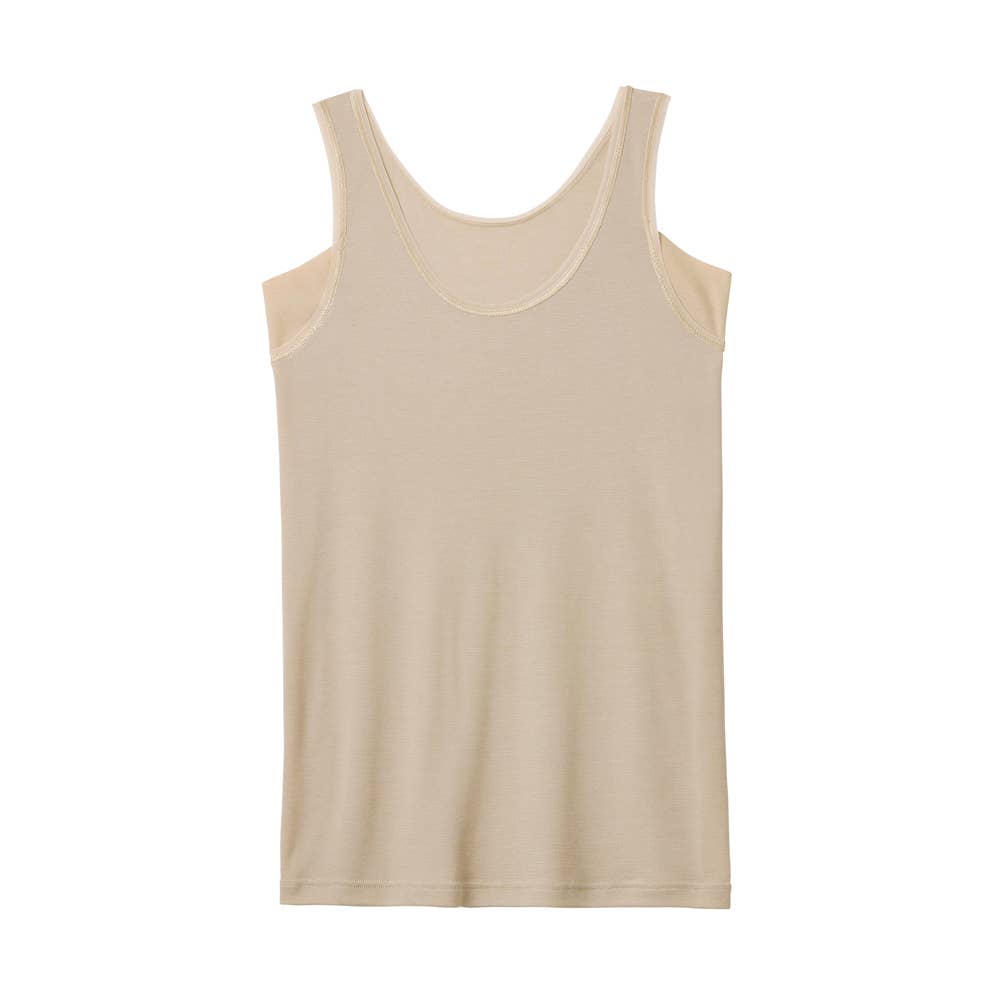 【着る日焼け止め】汗取り付きタンクトップ MC6053N ノーブルベージュ