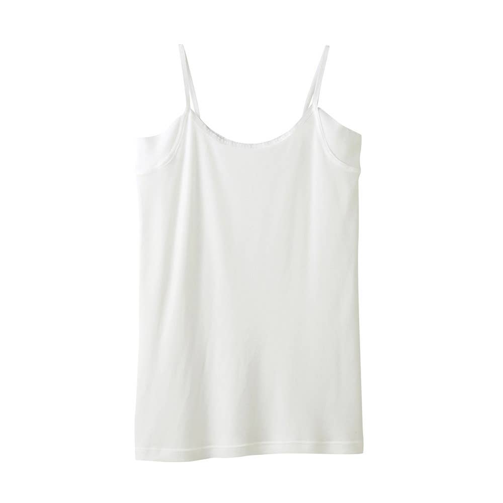 【着る日焼け止め(UVカット付)】汗取り付キャミソール MC6057 オフホワイト