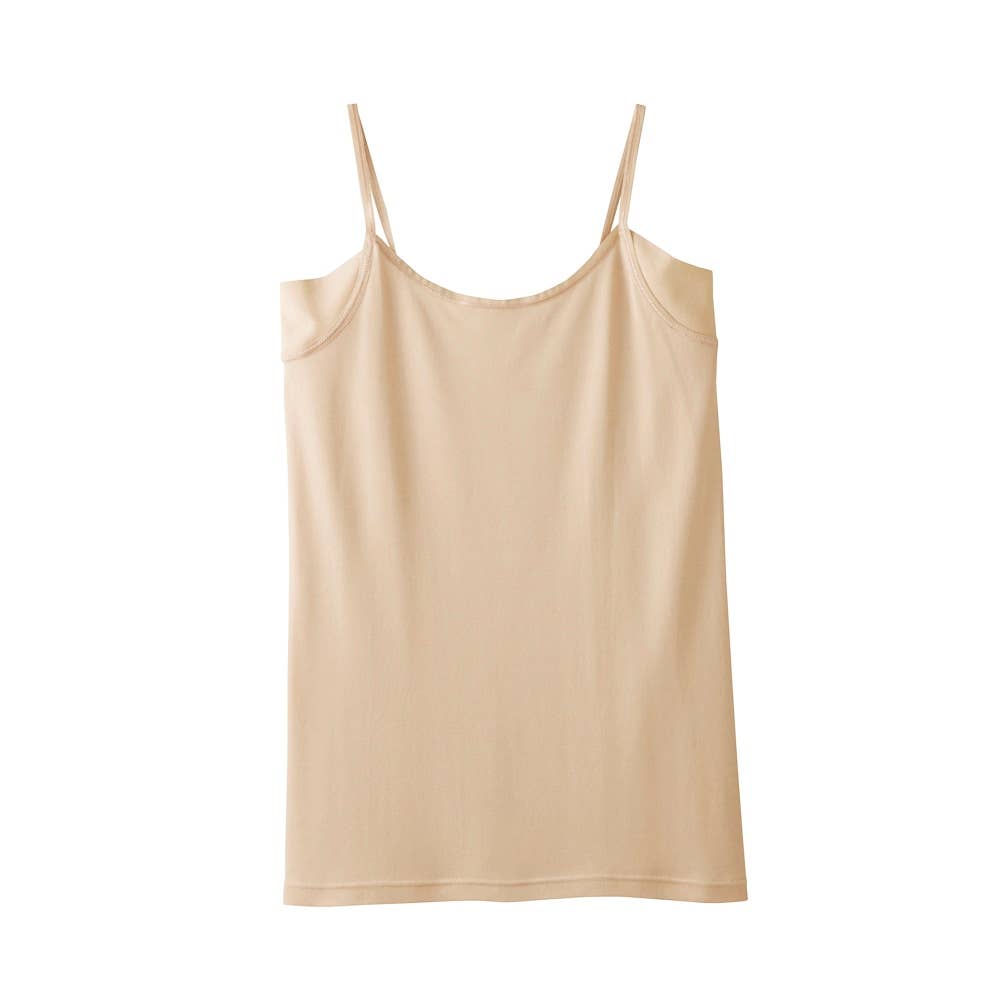 【着る日焼け止め(UVカット付)】汗取り付キャミソール MC6057 スキンベージュ