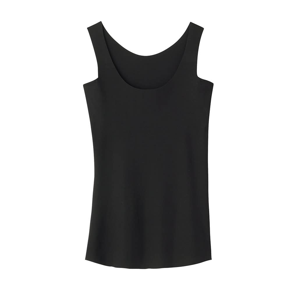 【素肌さらり】 汗取り付きラン型インナー MC7153Z ブラック