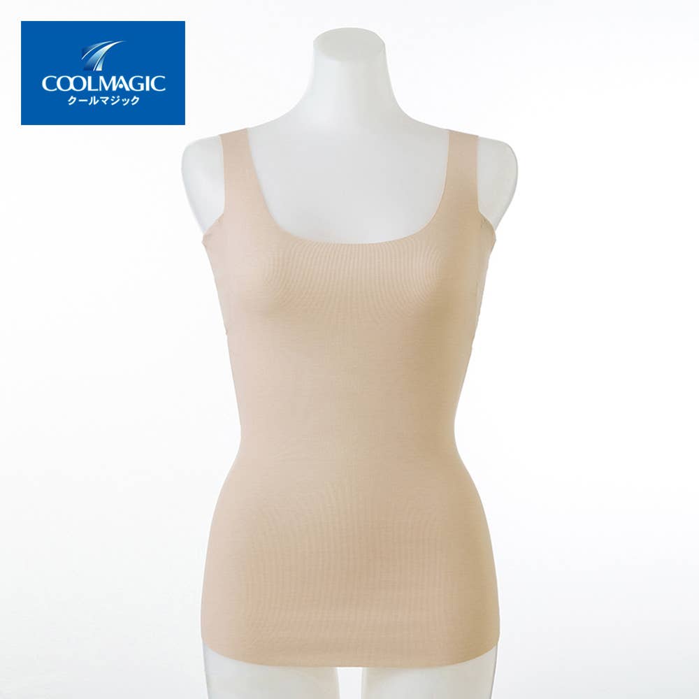 【素肌さらり】 汗取り付きラン型インナー