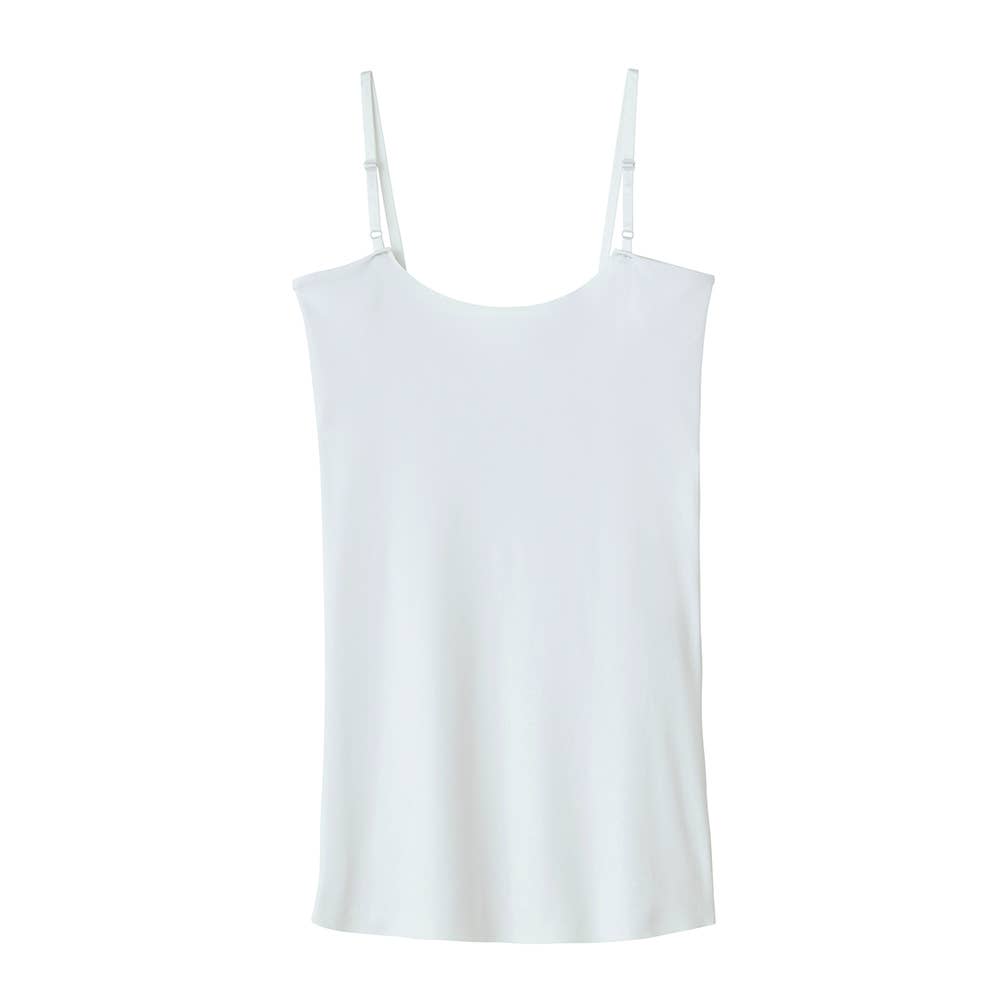 【素肌さらり】汗取り付キャミソール【SALE】 MC7157N スチール