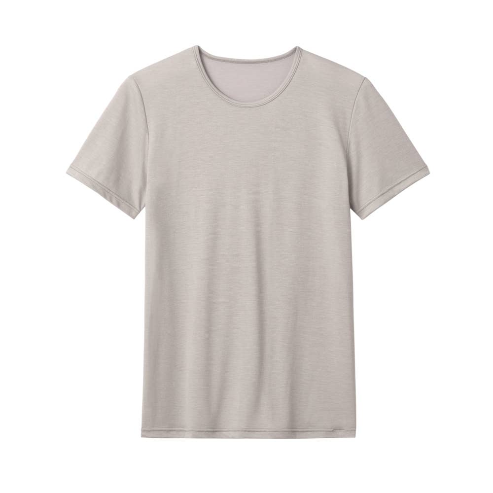 【アセドロン/鹿の子】クルーネックTシャツ MCA713P ブリリアントシルバー