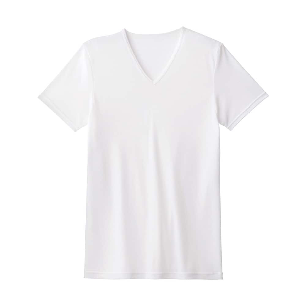 綿100％クルーネック半袖インナーTシャツ Tシャツ カットソー