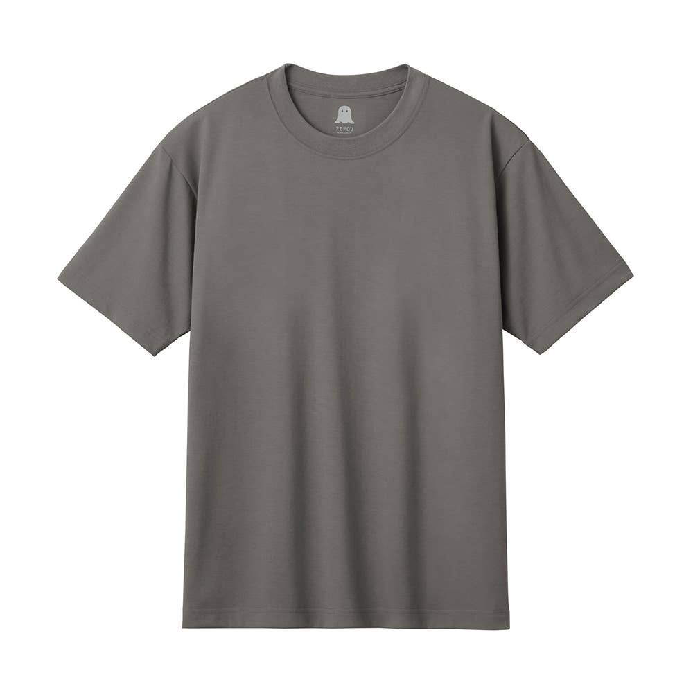 【アセドロン】クルーネックアウターTシャツ(丸首) MCA813 ミディアムグレー