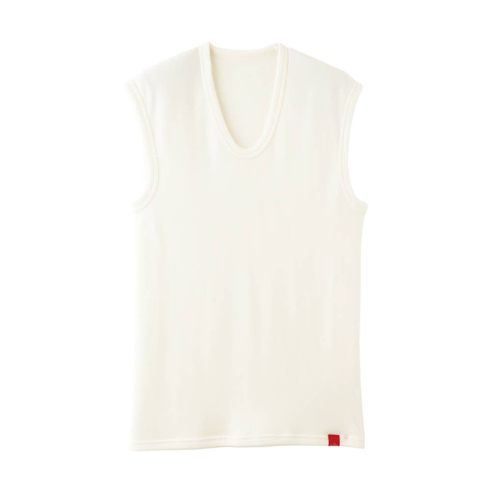 【寒さ知らず】ベスト MH0718R オフホワイト