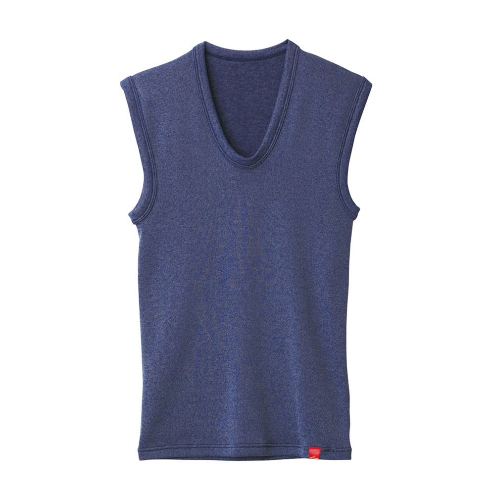 【寒さ知らず】ベスト MH0718R ネービーモク