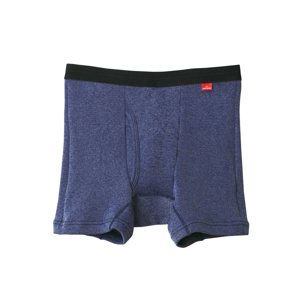 【寒さ知らず】ボクサーパンツ（前あき） MH0780V ネービーモク