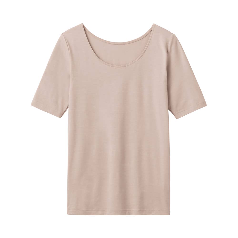 【ファイヤーアセドロン】5分袖インナー MH2048P ベージュ