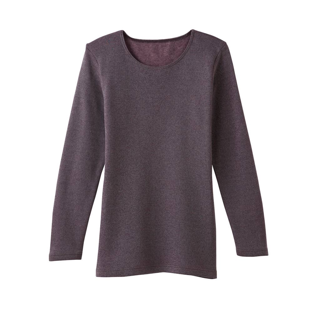 【寒さ知らず】8分袖インナー MH5646K Mラベンダー