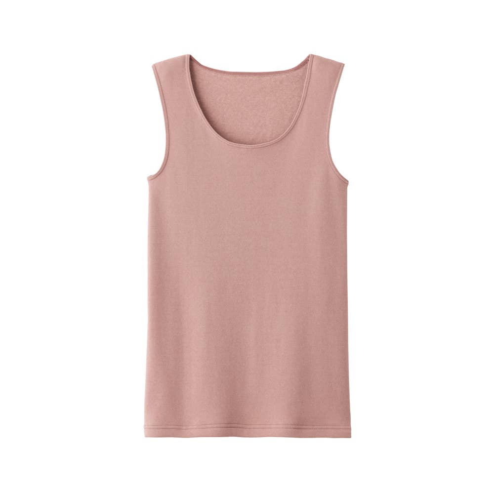 【寒さ知らず】タンクトップ MH5654K オフピンク