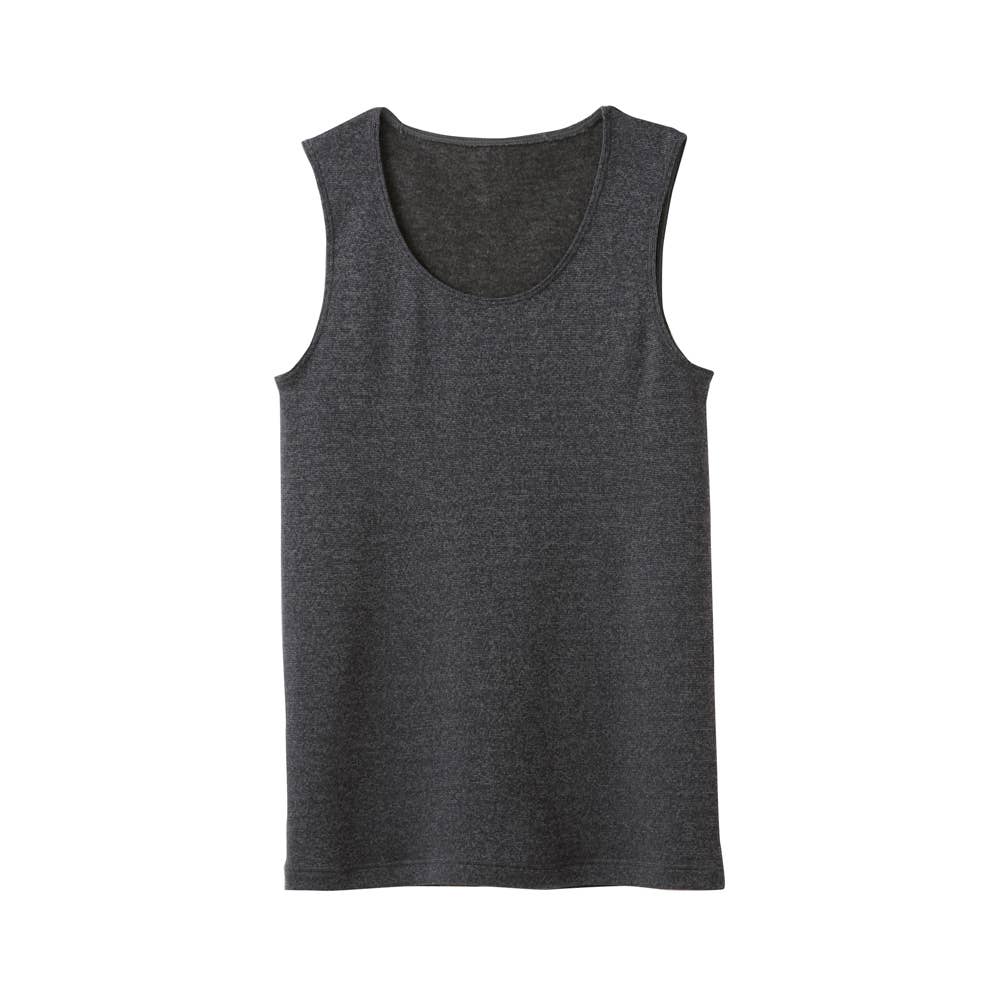 【寒さ知らず】タンクトップ MH5654K ブラックモク