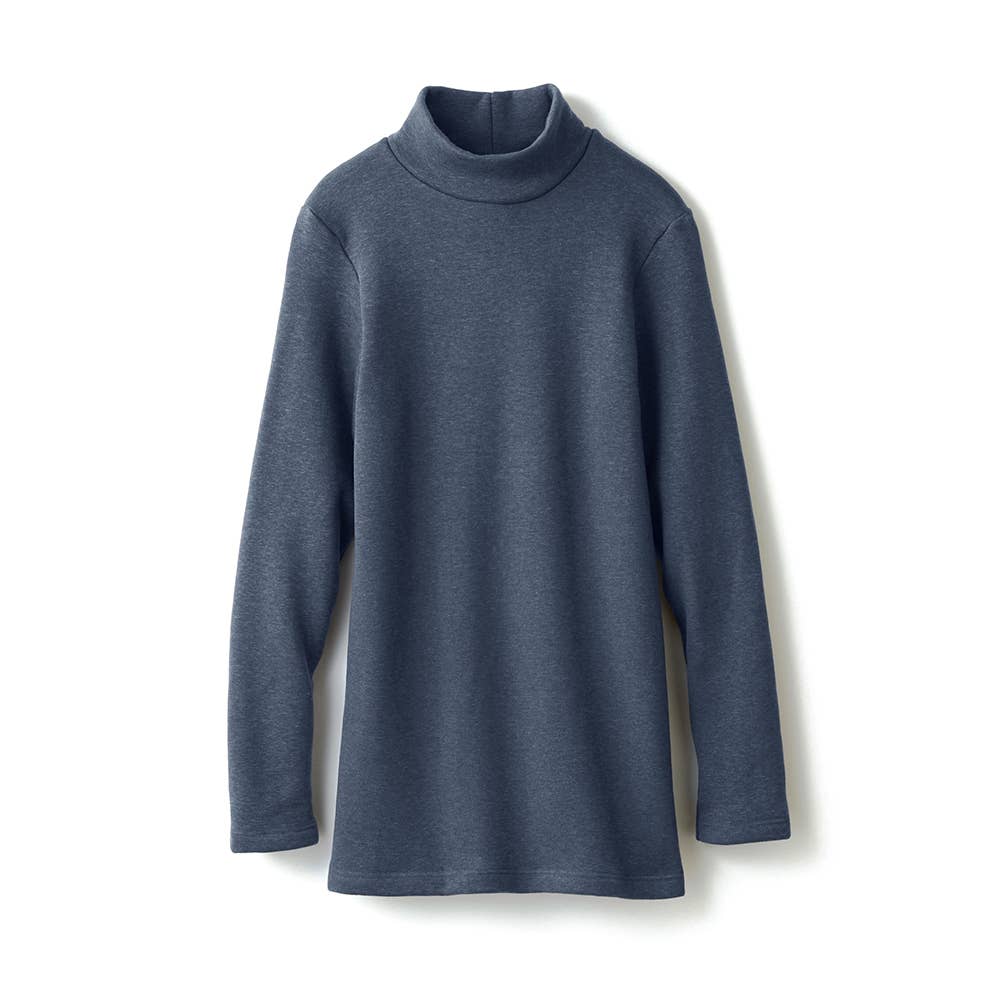 【極】ハイネック長袖Tシャツ MH5945R インディゴブルー