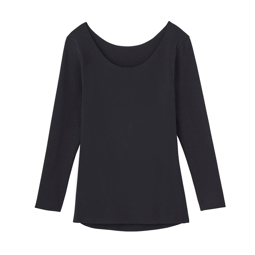 綿のチカラ 8分袖インナー レディース Mh7746 レディース インナートップス