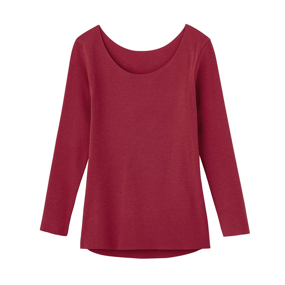 綿のチカラ 8分袖インナー レディース Mh7746 レディース インナートップス