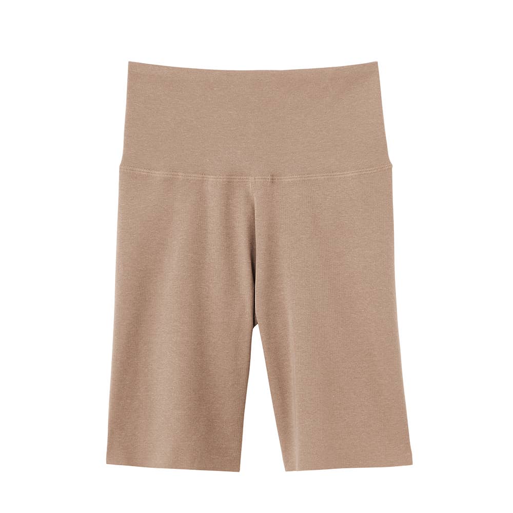 【綿のチカラ】ハラマキ付き3分丈ショーツ【SALE】 MH7863P ベールブラウン