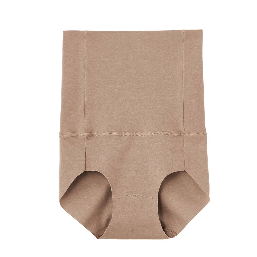 【綿のチカラ】ハラマキ付きショーツ MH7870P ベールブラウン