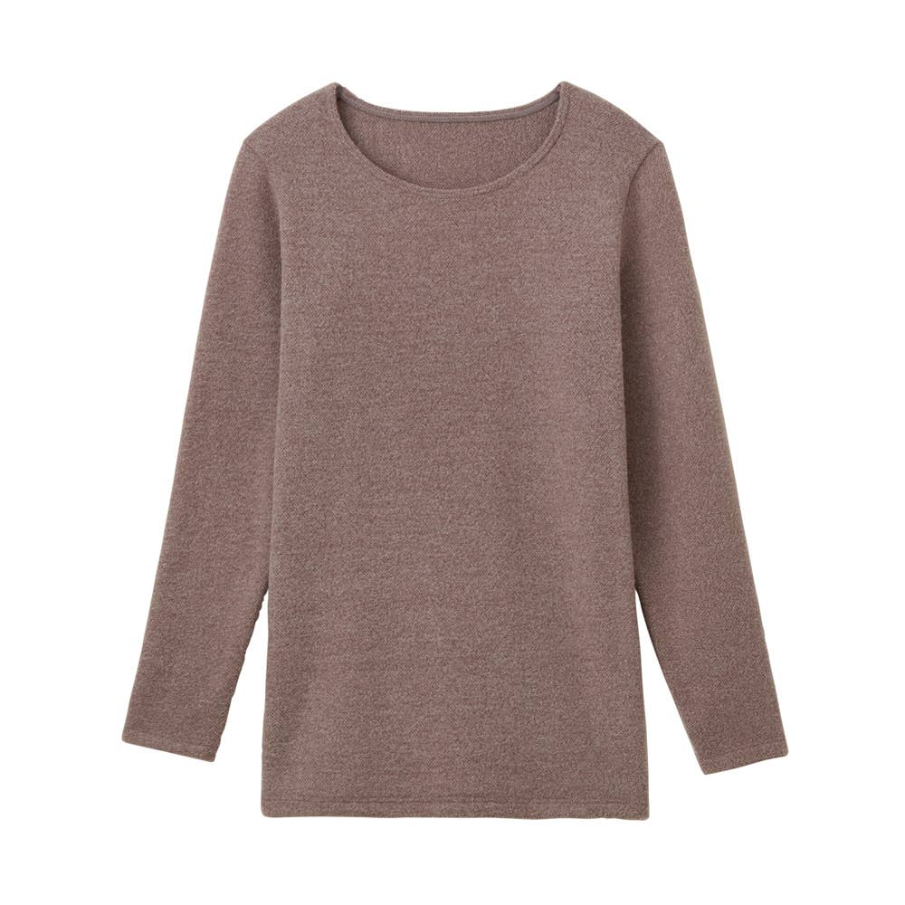 【暖めじょうず】8分袖インナー MH9546 グレーヘザー