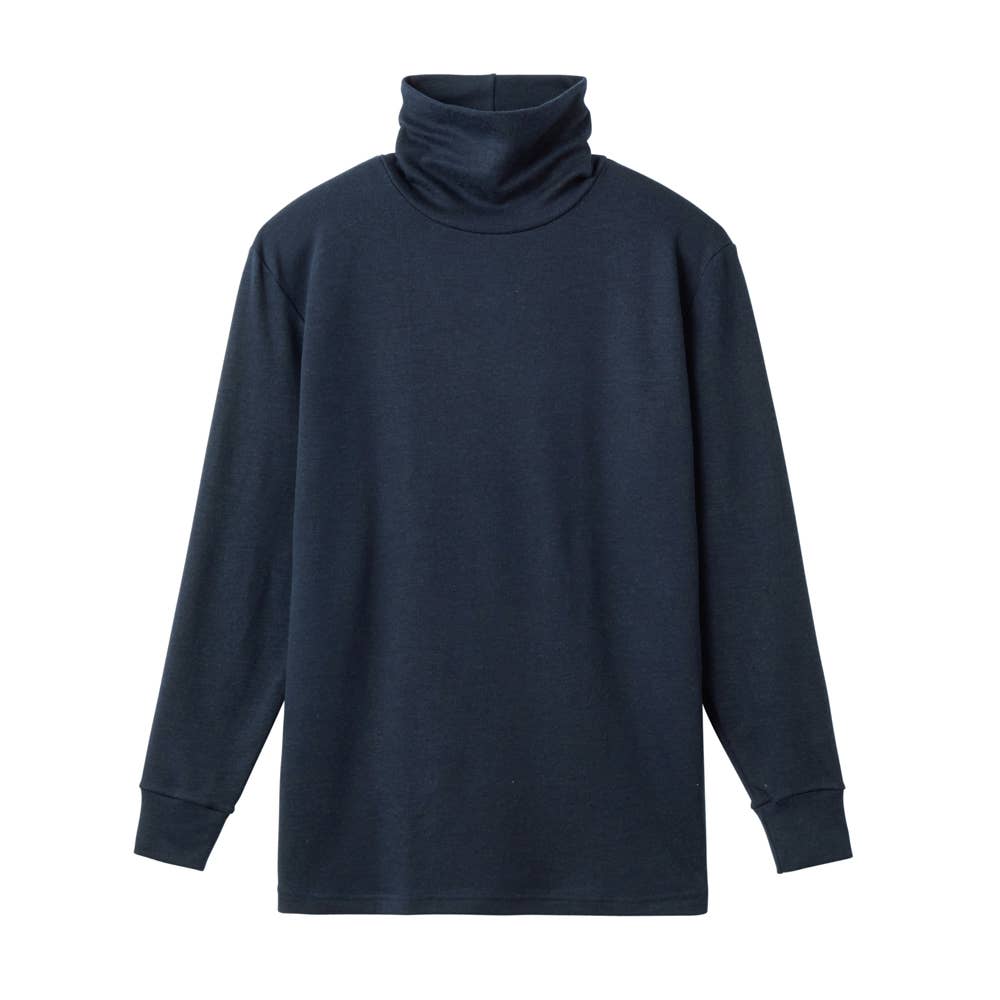 【ファイヤーアセドロン（厚手）】タートルネック MHA310 ネービーブルー