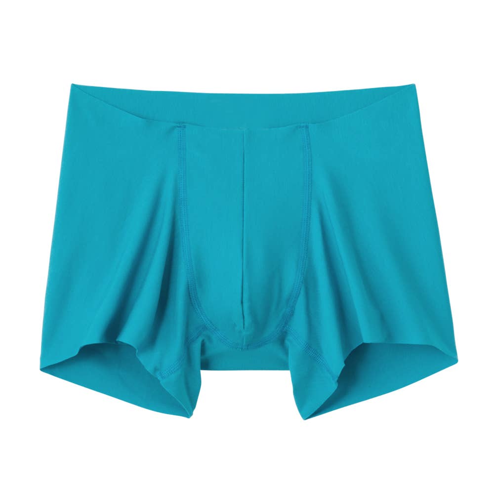【イケポチャパンツ】腰ゴムなしボクサーパンツ（前とじ） NE8080A ブルーグリーン