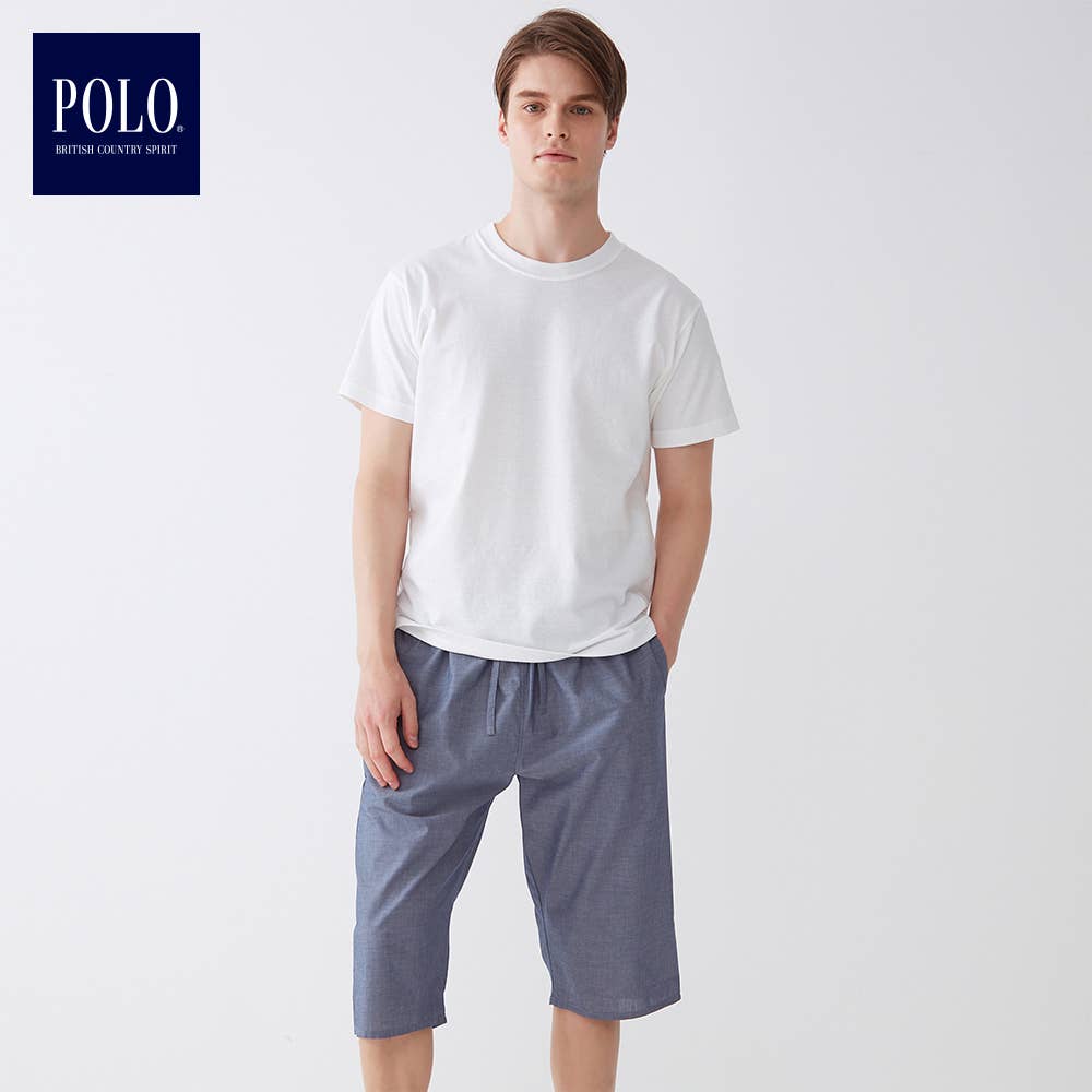 綾織シャンブレー生地 ステテコ 前とじ 腰ひも付き メンズ Pbs931 メンズ ステテコ 半ズボン下 綾織シャンブレー生地 ステテコ 前とじ 腰ひも付き メンズ Pbs931 メンズ ステテコ 半ズボン下