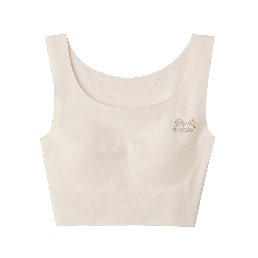 【綿混/保湿加工】ハーフトップ(140~160cm) PCD530EC ナチュラルホワイト