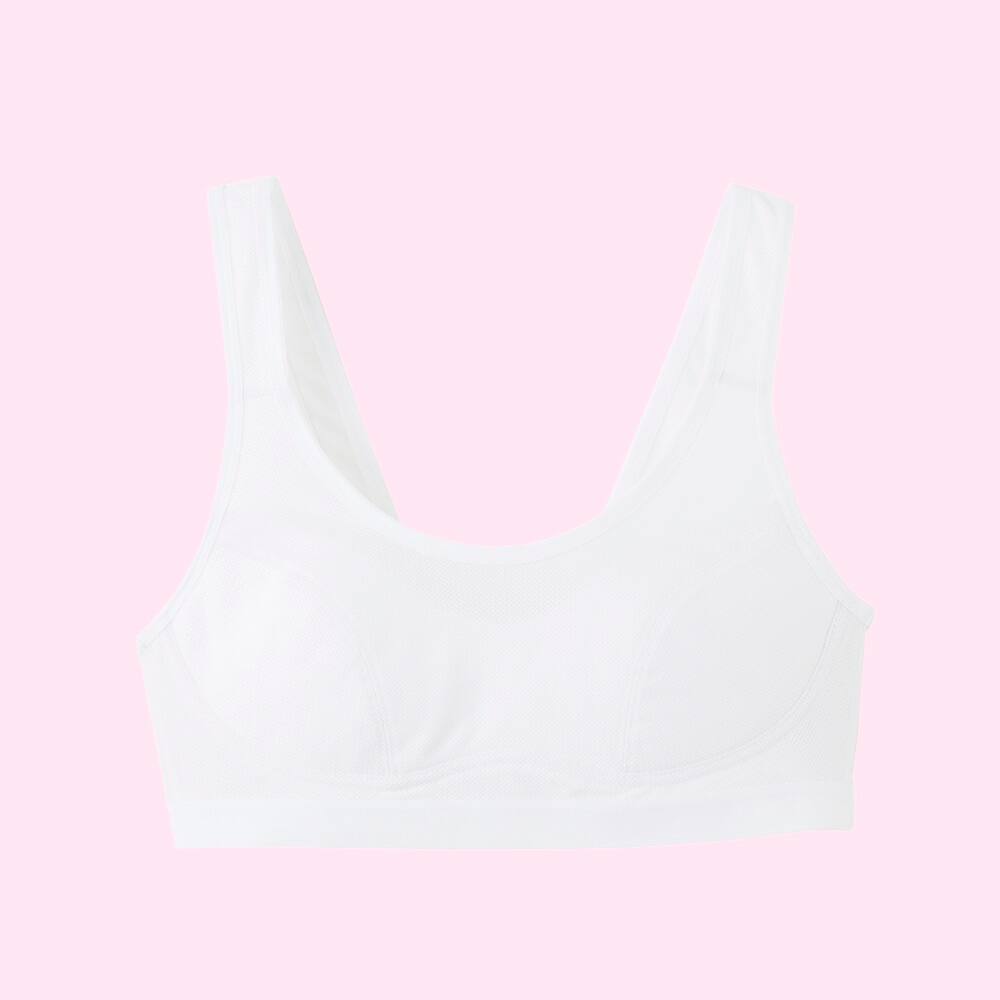 スポーツブラ（メッシュ）（女の子） PCS265A: キッズ