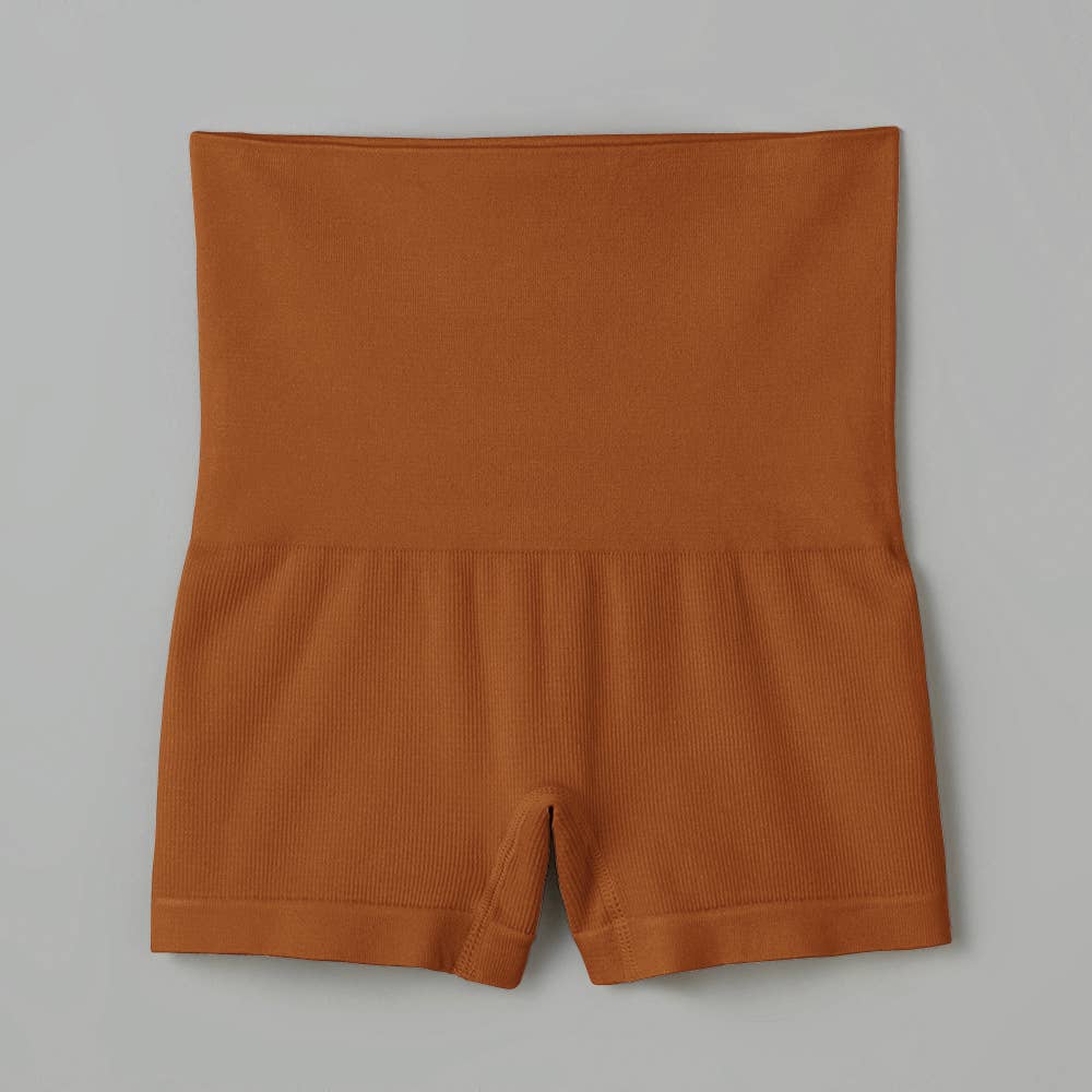 【RIB MOLDING】はらまき付ショーツ(1分丈)【SALE】 SA3062H ノーブルマロン