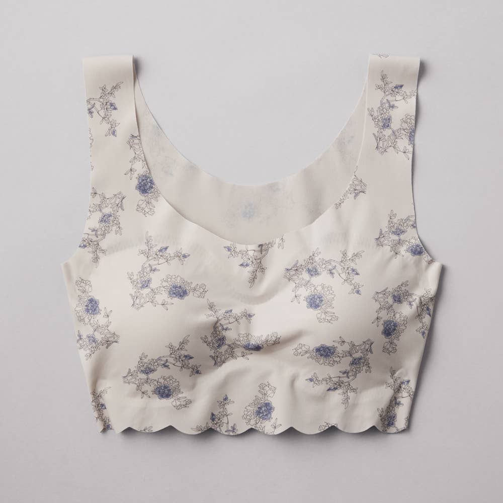 【縫い目ゼロ】ハーフトップ【SALE】 TB2655EC ライトグレー