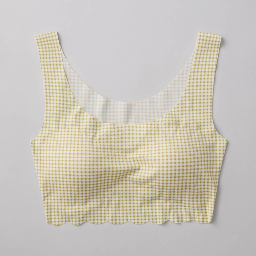 【縫い目ゼロ】ハーフトップ TB2655P クワイエットイエロー