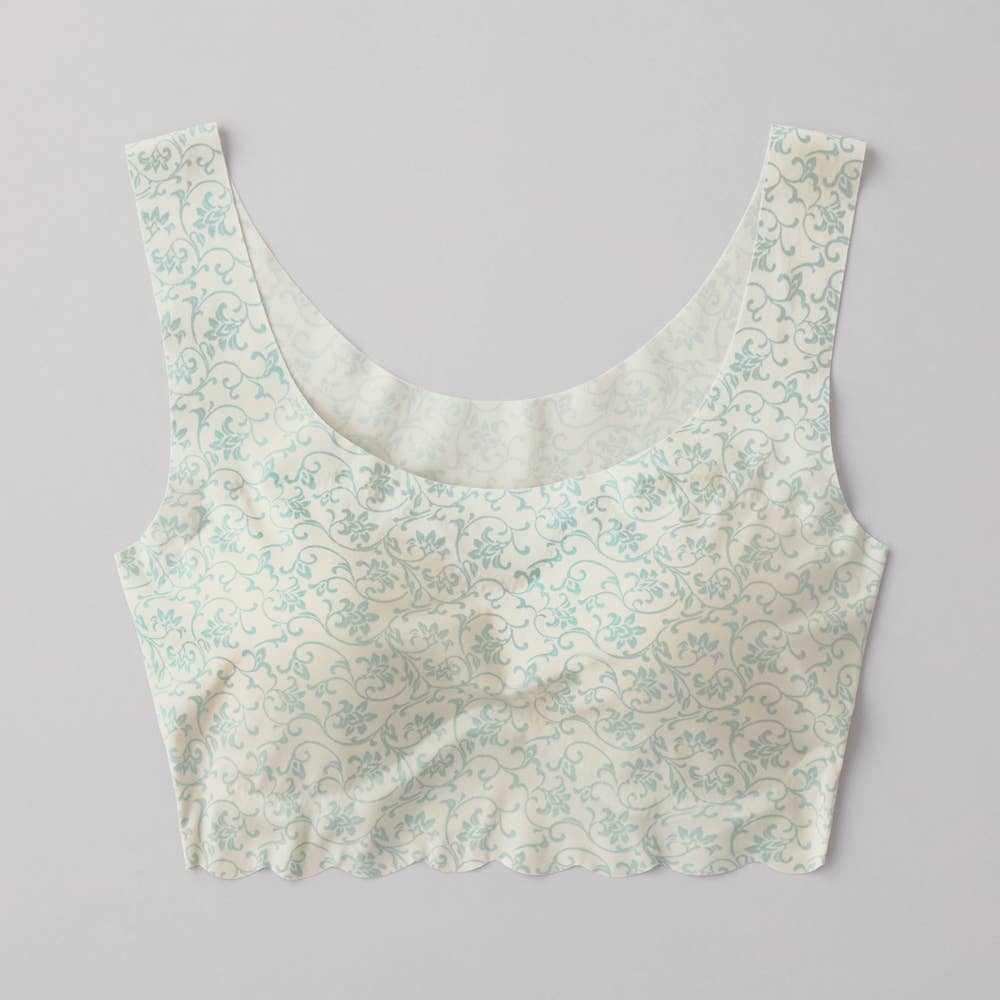 【縫い目ゼロ】ハーフトップ TB2655P グレースベージ