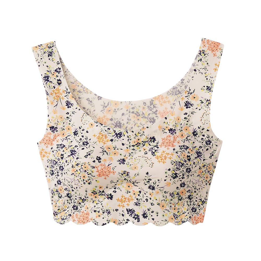 【縫い目ゼロ】ハーフトップ TB2655P マルシェホワイト