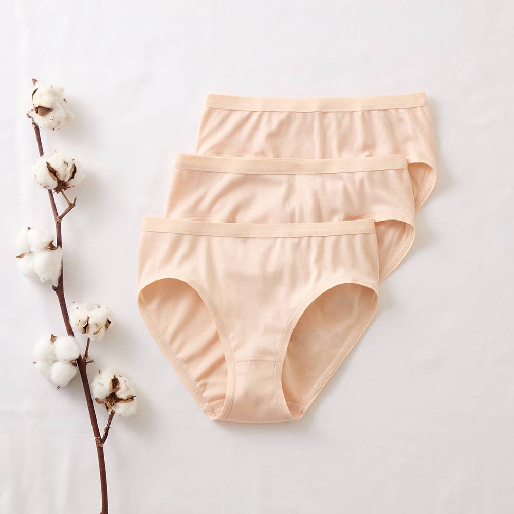 【着るコスメ】ショーツ(3枚組) TC4070Z ペールベージュ