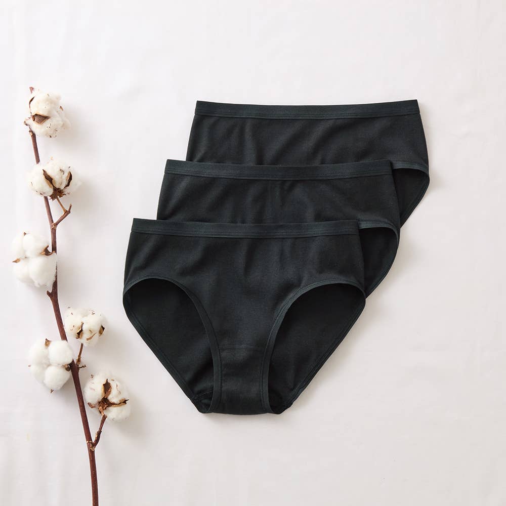 【着るコスメ】ショーツ(3枚組) TC4070Z ブラック