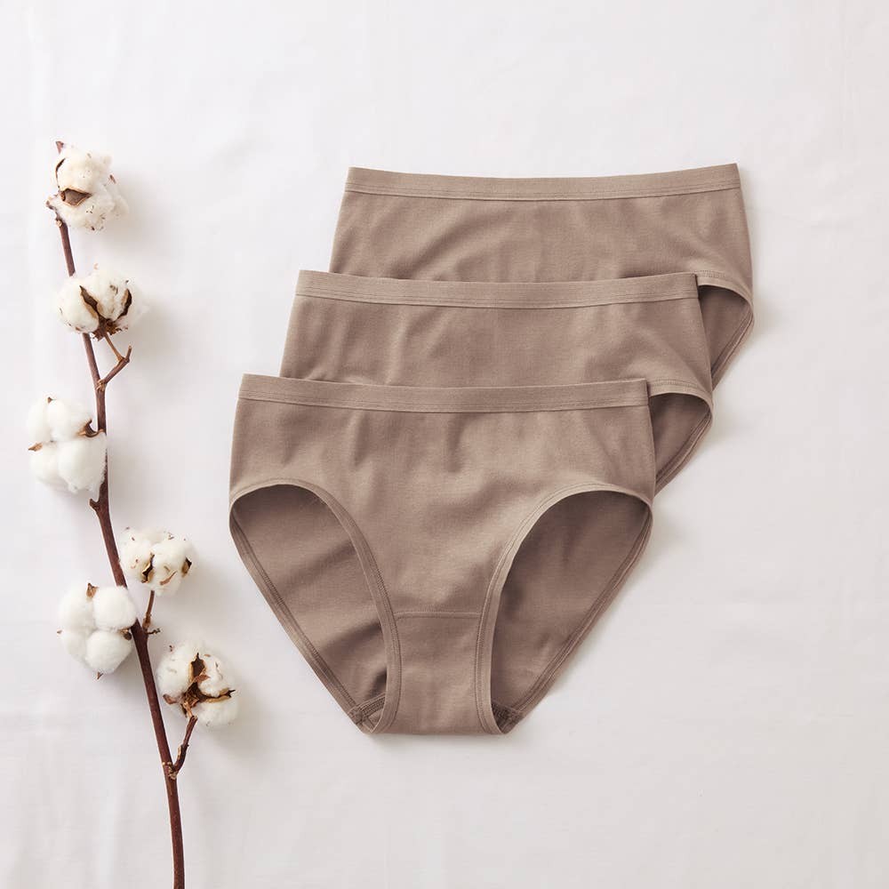 【着るコスメ】ショーツ(3枚組) TC4070Z ミスティブラウン